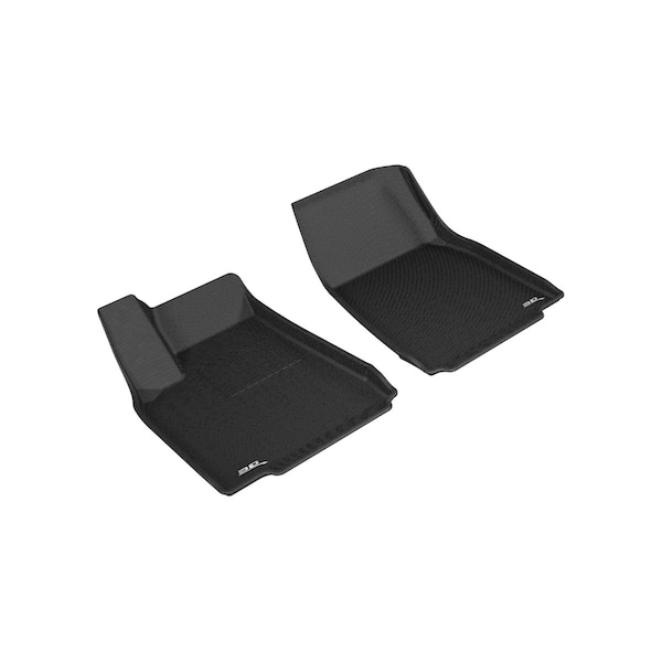 3D Maxpider R1 Kagu Floor Mat for Tesla Model X 2016-2017, Black L1TL00111509 - main